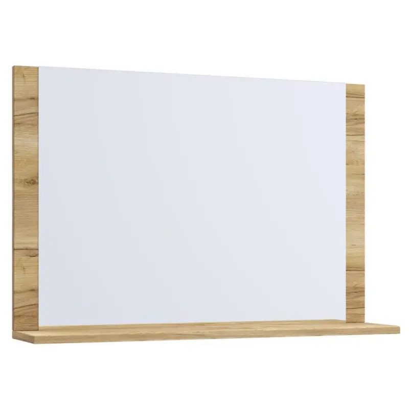 Badspiegel Vcb10 Bxh: 60x65 Cm Mit Ablage Eiche Dekor