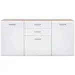 Möbelix Sideboard B: 163,2 Cm Auris Eiche Dekor/weiß