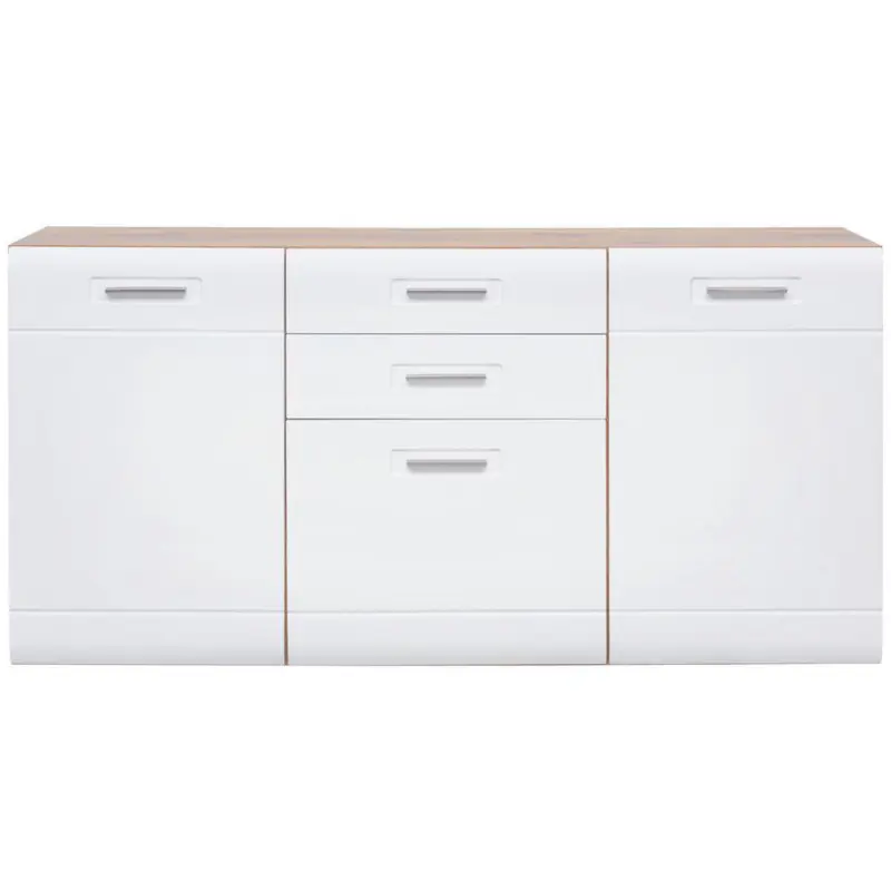 Sideboard B: 163,2 Cm Auris Eiche Dekor/weiß