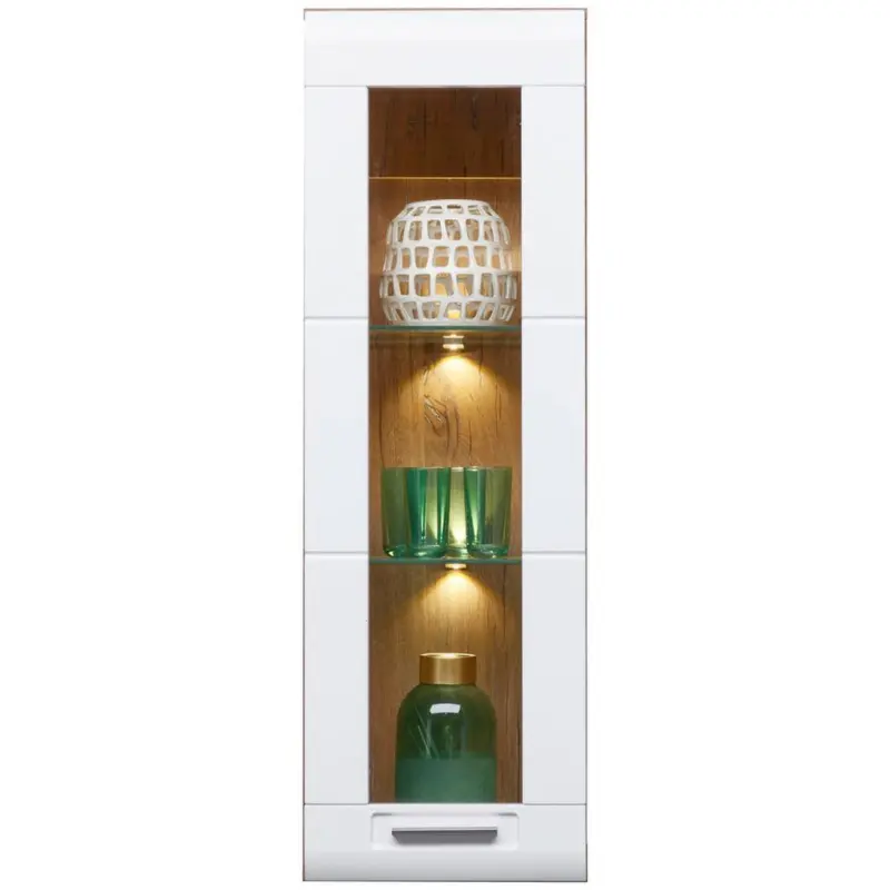 Hängevitrine Auris B: 40,3 Cm Eiche Dekor/weiß