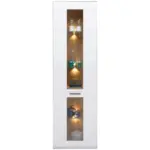 Möbelix Vitrine Auris B: 60 Cm Eiche Dekor/weiß