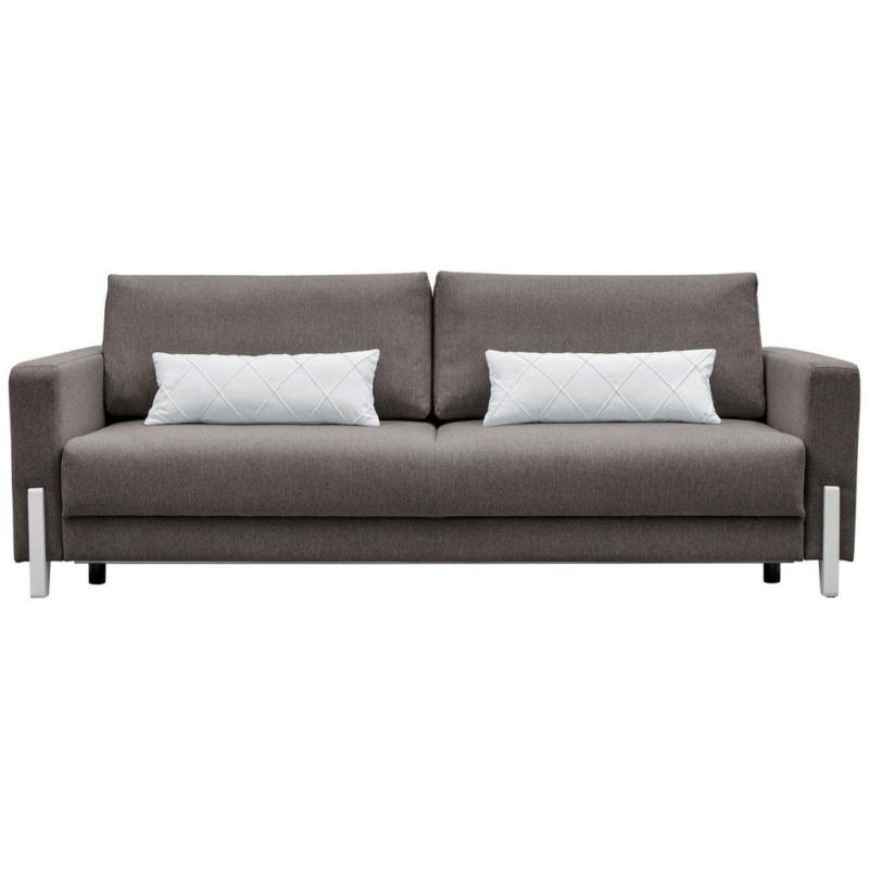 3-Sitzer-Sofa mit Schlaffunkt. Lilli mit Kissen Grau