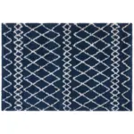 Möbelix Hochflor Teppich Weiß/blau Jenson 160x230 Cm