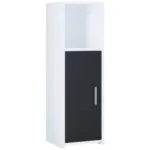 Möbelix Midischrank Mit Offenem Fach Zalo L B: 30 Cm Schwarz/weiß