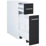 Möbelix Midischrank Zalo Bxh 19,9 Cm 61,4 Cm Schwarz/weiß
