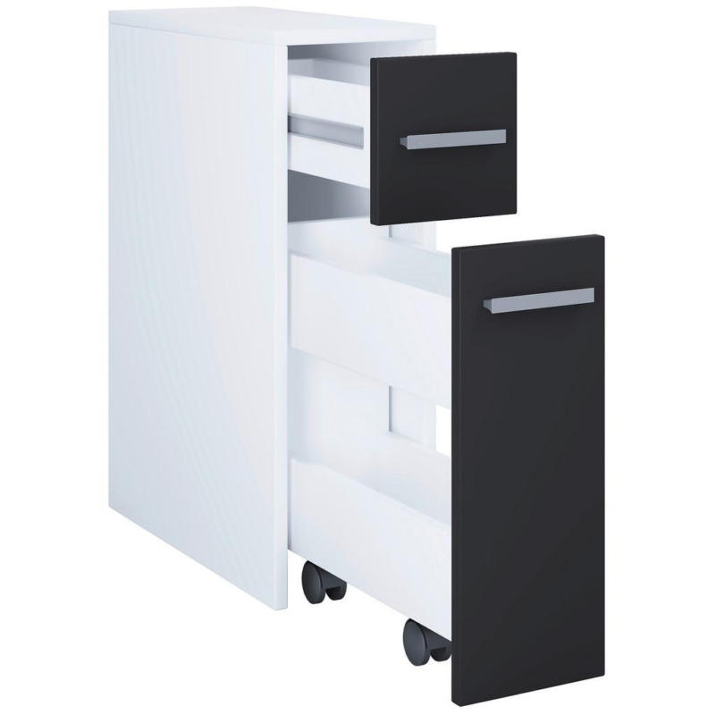 Midischrank Zalo Bxh 19,9 Cm 61,4 Cm Schwarz/weiß