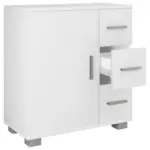 Möbelix Waschbeckenunterschrank Mit 3 Laden Zalo Xl B: 60 Cm Weiß
