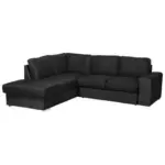 Möbelix Ecksofa mit Schlaffunktion Eddi inkl. Bettkasten Anthrazit