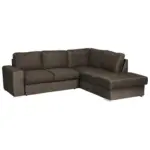 Möbelix Ecksofa mit Schlaffunktion Eddi inkl. Bettkasten Dunkelbraun