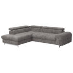 Möbelix Ecksofa mit Schlaffunktion Cloud + Graubraun