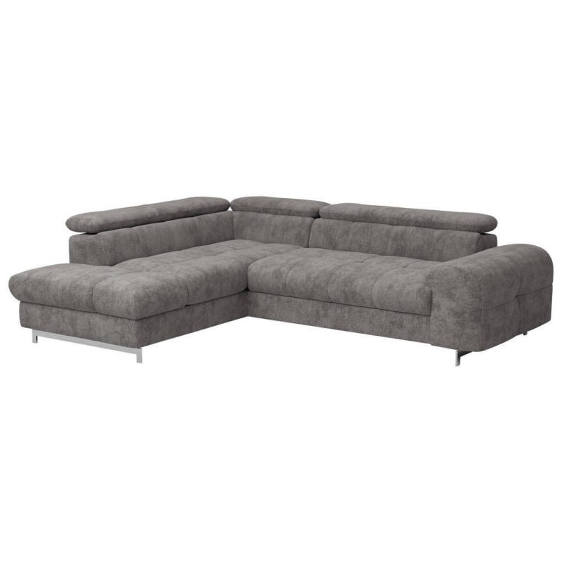 Ecksofa mit Schlaffunktion Cloud + Graubraun