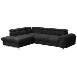 Ecksofa mit Schlaffunktion Cloud + Schwarz