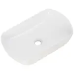 Möbelix Aufsatzwaschbecken New York Keramik BxHxT: 50x13x32 cm Weiß