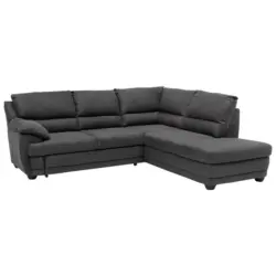 Ecksofa mit Schlaffunkton Nebolo Anthrazit