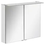 Möbelix Spiegelschrank B.perfekt + Led 2-Türig 80x69,5x23,5 cm Weiß
