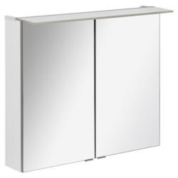 Spiegelschrank B.perfekt + Led 2-Türig 80x69,5x23,5 cm Weiß