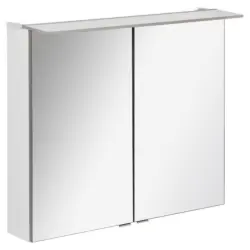 Spiegelschrank B.perfekt + Led 2-Türig 80x69,5x23,5 cm Weiß