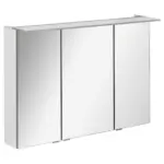 Möbelix Spiegelschrank B.perfekt + Led 3-Türig BxHxT: 100x70x24 cm Weiß
