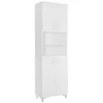 Möbelix Hochschrank inkl. Füße Atlanta B: 61 cm Weiß
