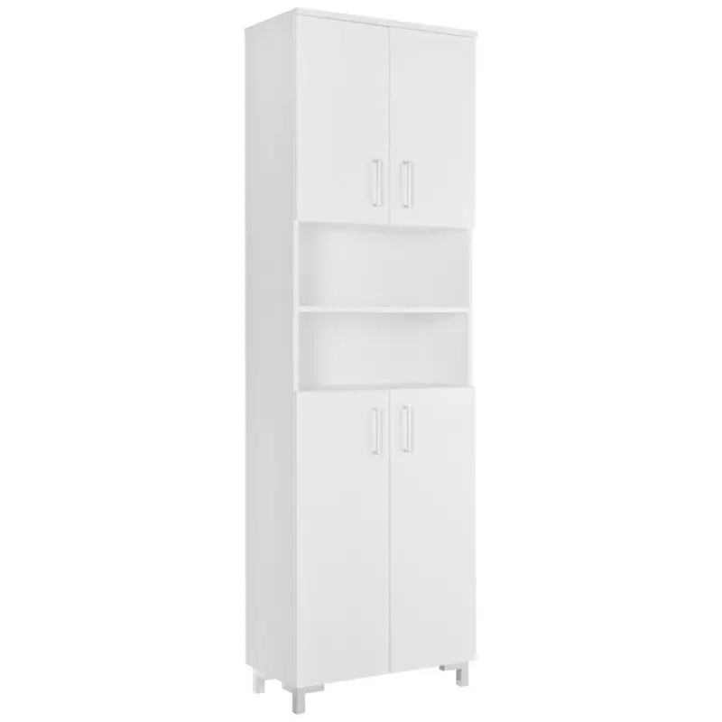 Hochschrank inkl. Füße Atlanta B: 61 cm Weiß