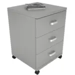 Möbelix Rollcontainer Grau Tobila 45x58x44 cm