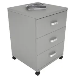 Rollcontainer Grau Tobila 45x58x44 cm