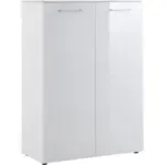 Möbelix Schuhschrank Gw-scalea Weiß Glas F. 24 Schuhpaare B: 88 Cm