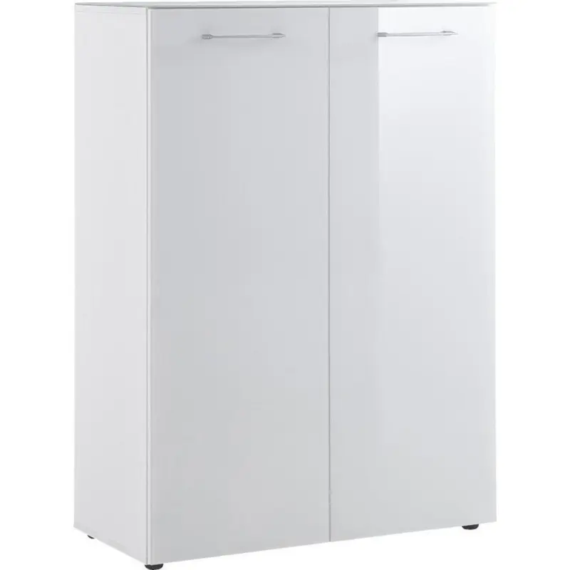 Schuhschrank Gw-scalea Weiß Glas F. 24 Schuhpaare B: 88 Cm