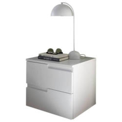 Nachtkästchen Weiß H: 42 Cm, Spice 2