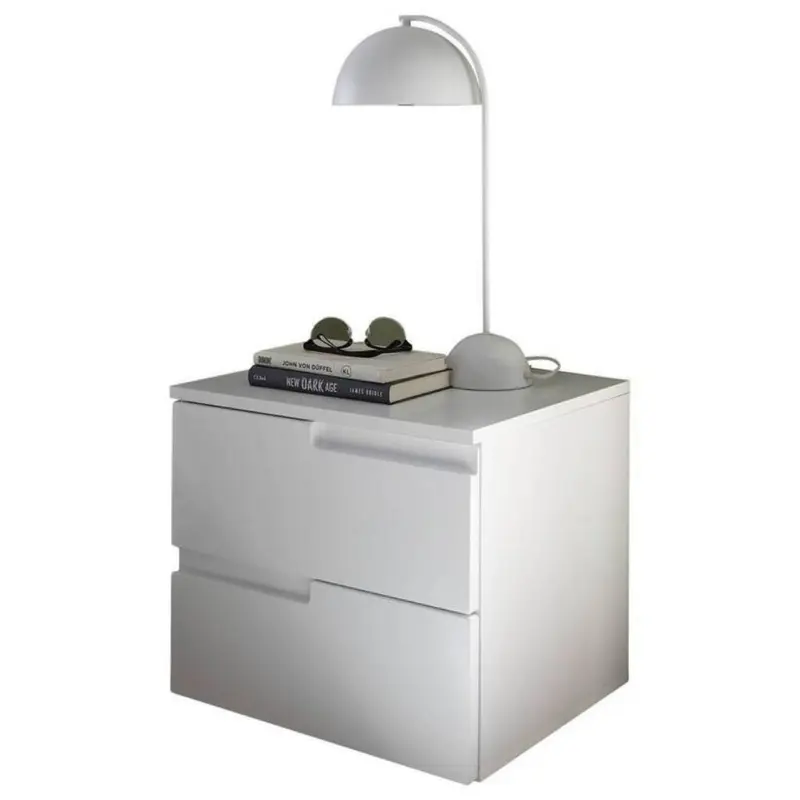 Nachtkästchen Weiß H: 42 Cm, Spice 2