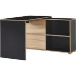 Möbelix Eckschreibtisch Mit Stauraum B 120 H 76 Cm Slide, Anthrazit
