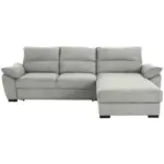 Möbelix Ecksofa Mit Schlaffunktion + Bettkasten Dora Silberfarben