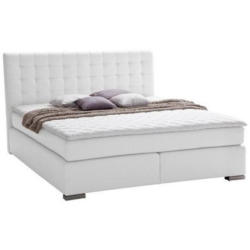 Boxspringbett Lederlook 180x200 Cm Lenno