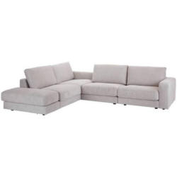 Ecksofa Vigo Mit Rückenkissen Beige