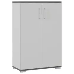 Aktenschrank Gw-Profi Graphitfarben/Grau B: 80 cm