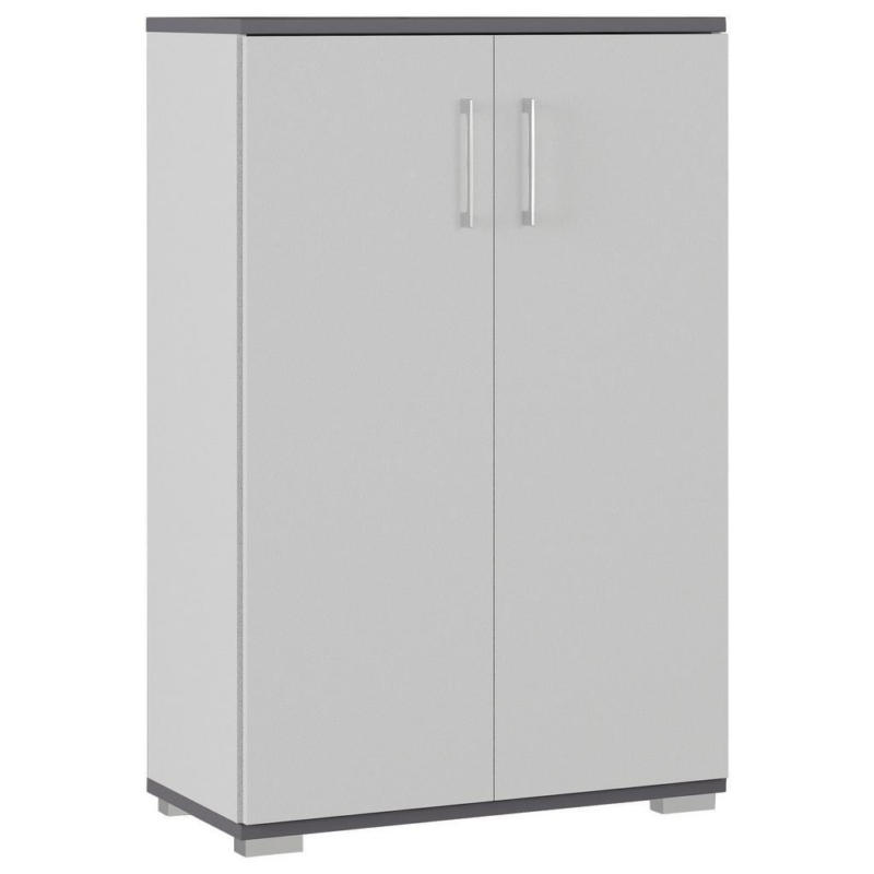 Aktenschrank Gw-profi Graphitfarben/grau B: 80 Cm