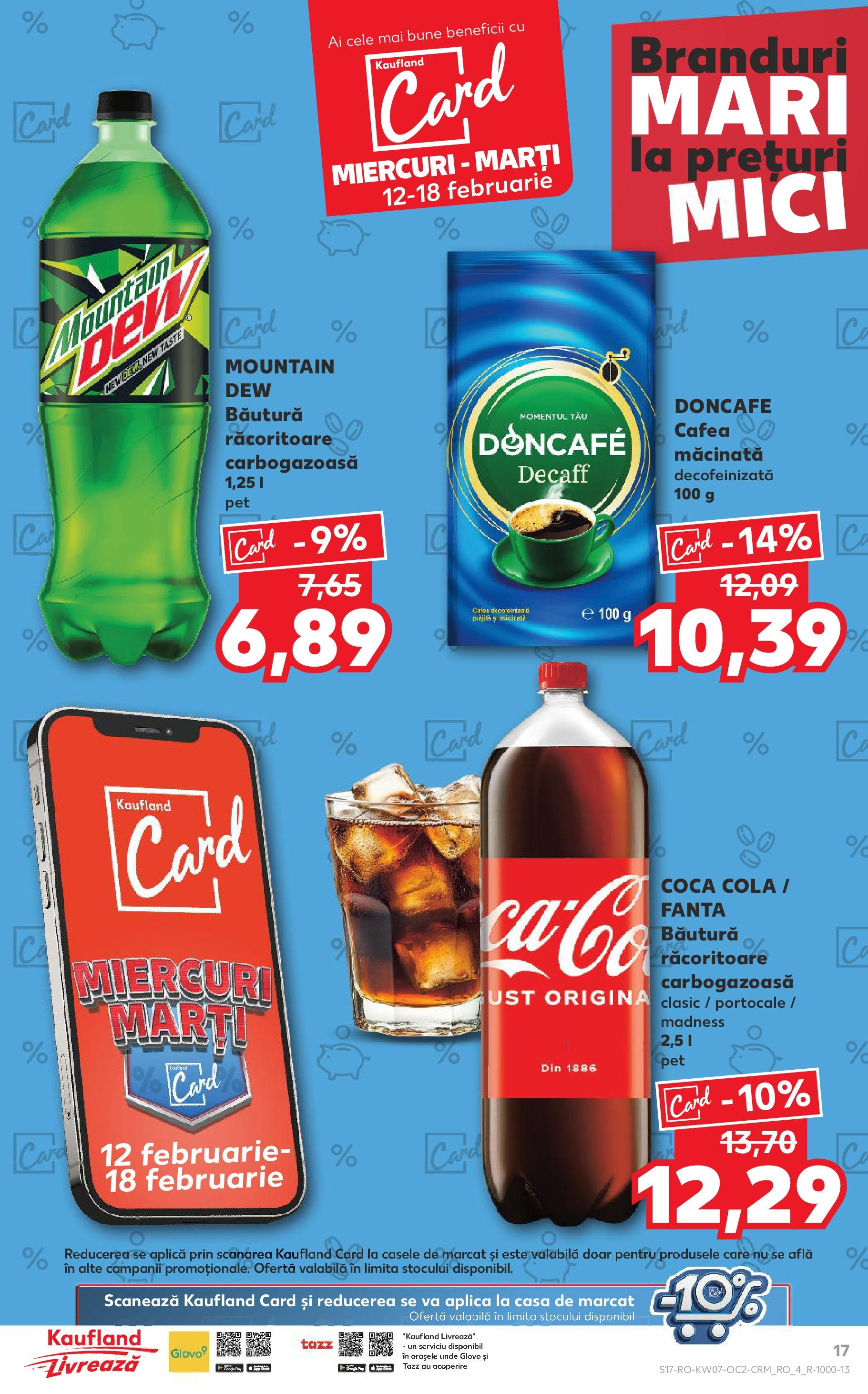 Catalog Kaufland - Bucureşti 12.02.2025 - Revista si Oferta | Pagină: 17 | Produse: Mici, Amerikan servis, Cafea, Portocale