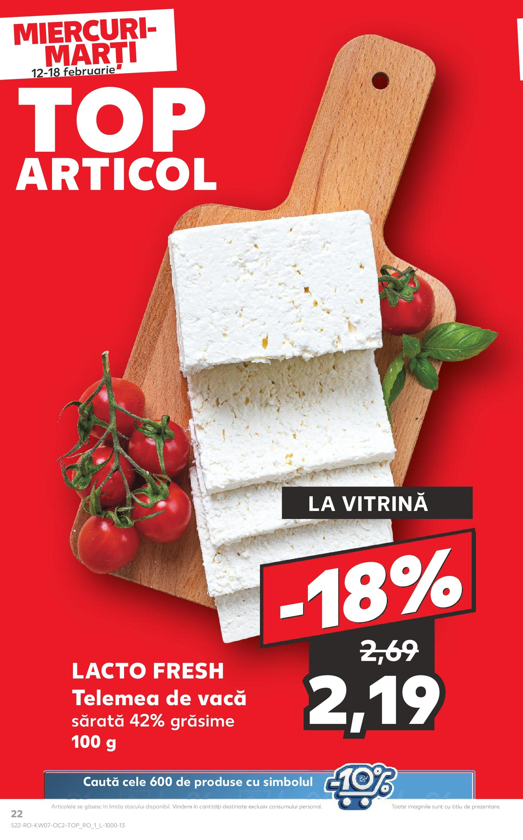 Catalog Kaufland - Bucureşti 12.02.2025 - Revista si Oferta | Pagină: 22 | Produse: Vitrină