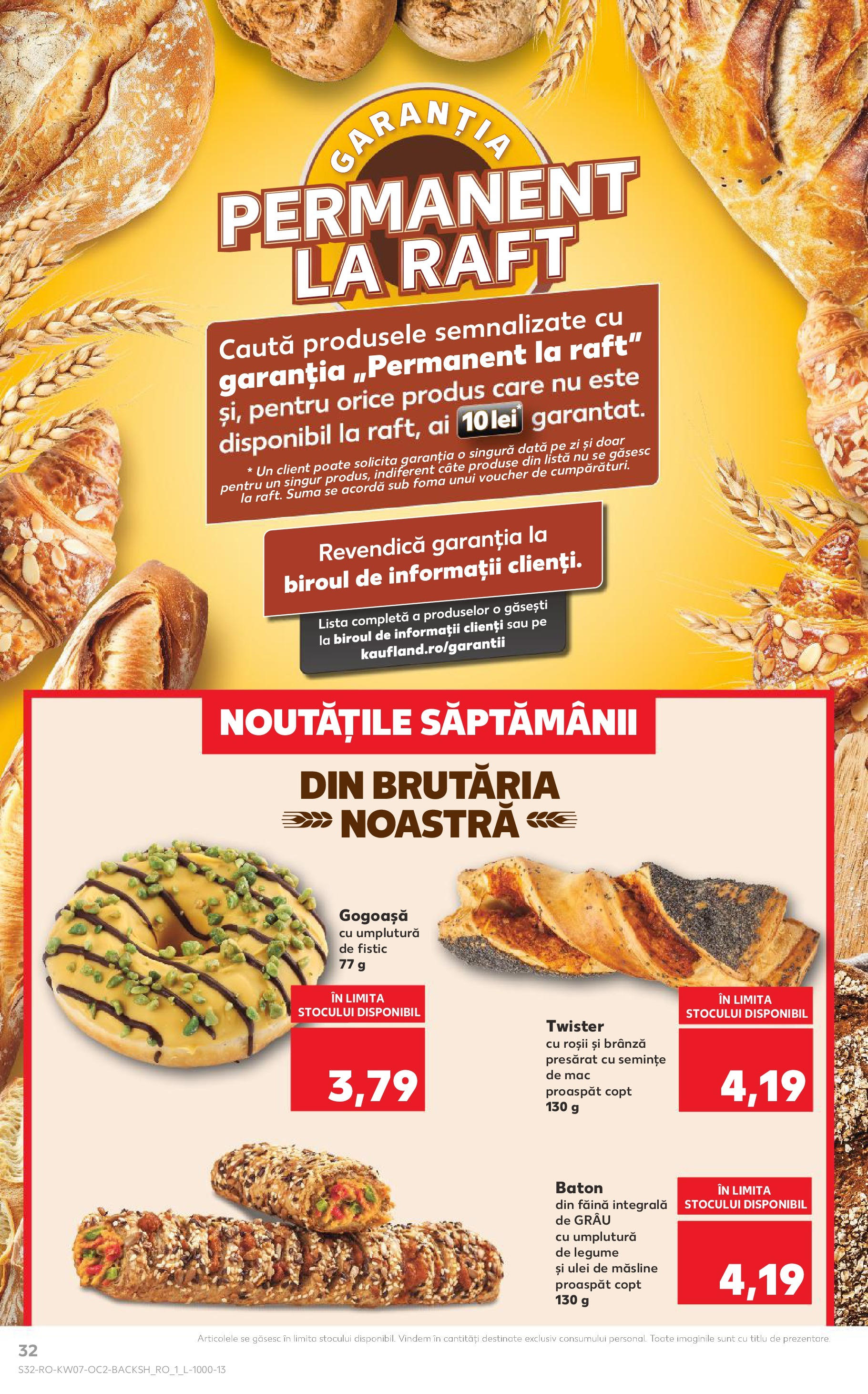 Catalog Kaufland - Bucureşti 12.02.2025 - Revista si Oferta | Pagină: 32 | Produse: Raft, Brânză, Făină, Fistic