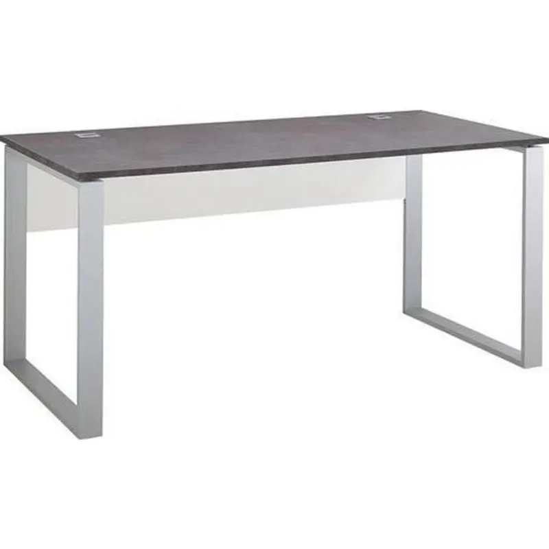 Schreibtisch B 158 H 75 cm Gw-Altino, Graphitfarben/Weiß