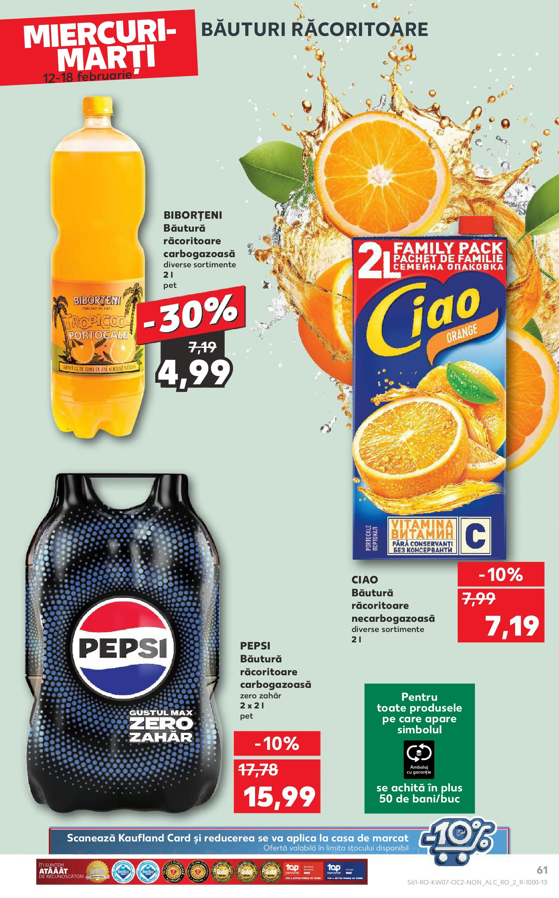 Catalog Kaufland - Bucureşti 12.02.2025 - Revista si Oferta | Pagină: 61 | Produse: Portocale, Zahăr