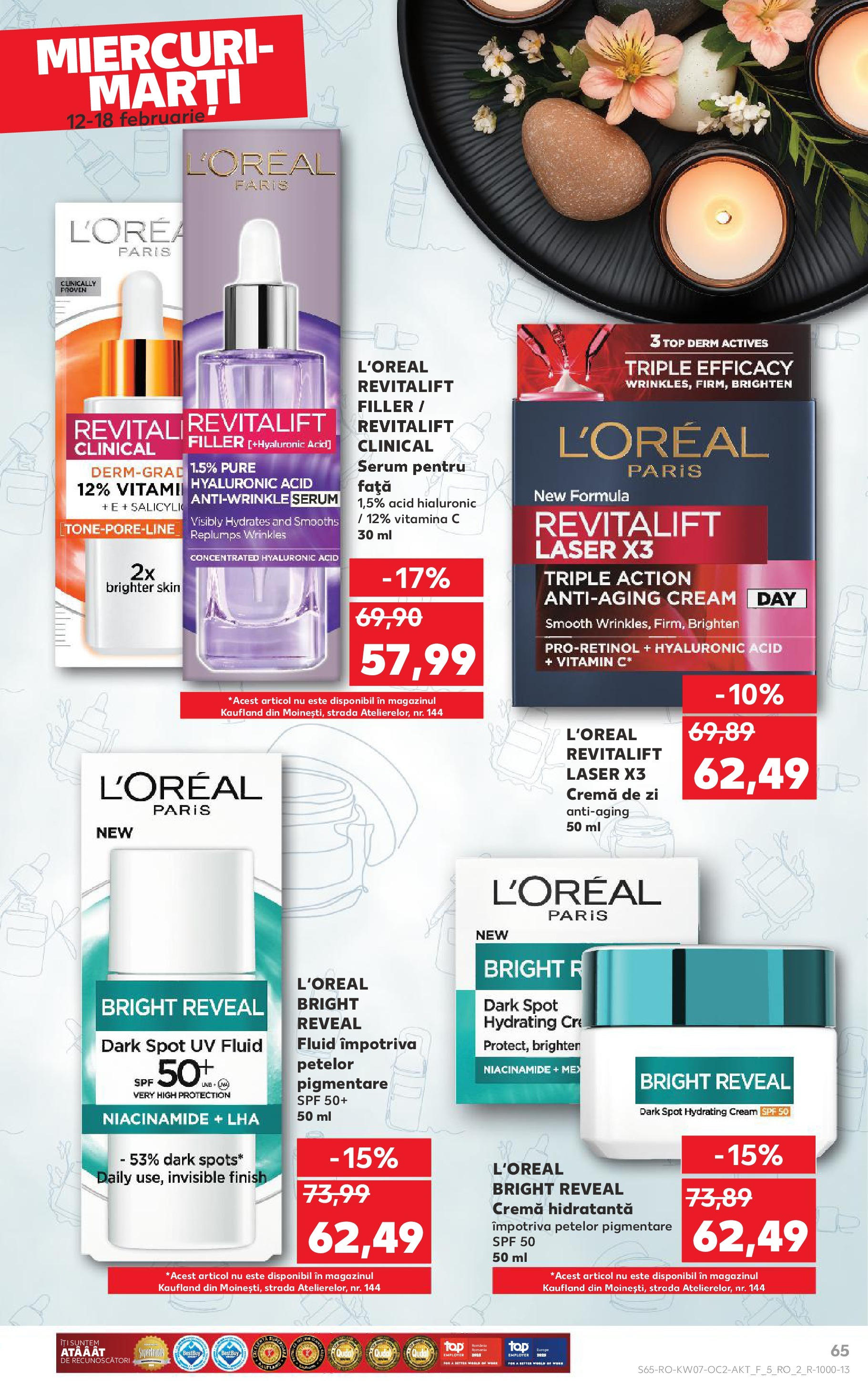 Catalog Kaufland - Bucureşti 12.02.2025 - Revista si Oferta | Pagină: 65 | Produse: Serum, Top, Arapsaçı, Cremă