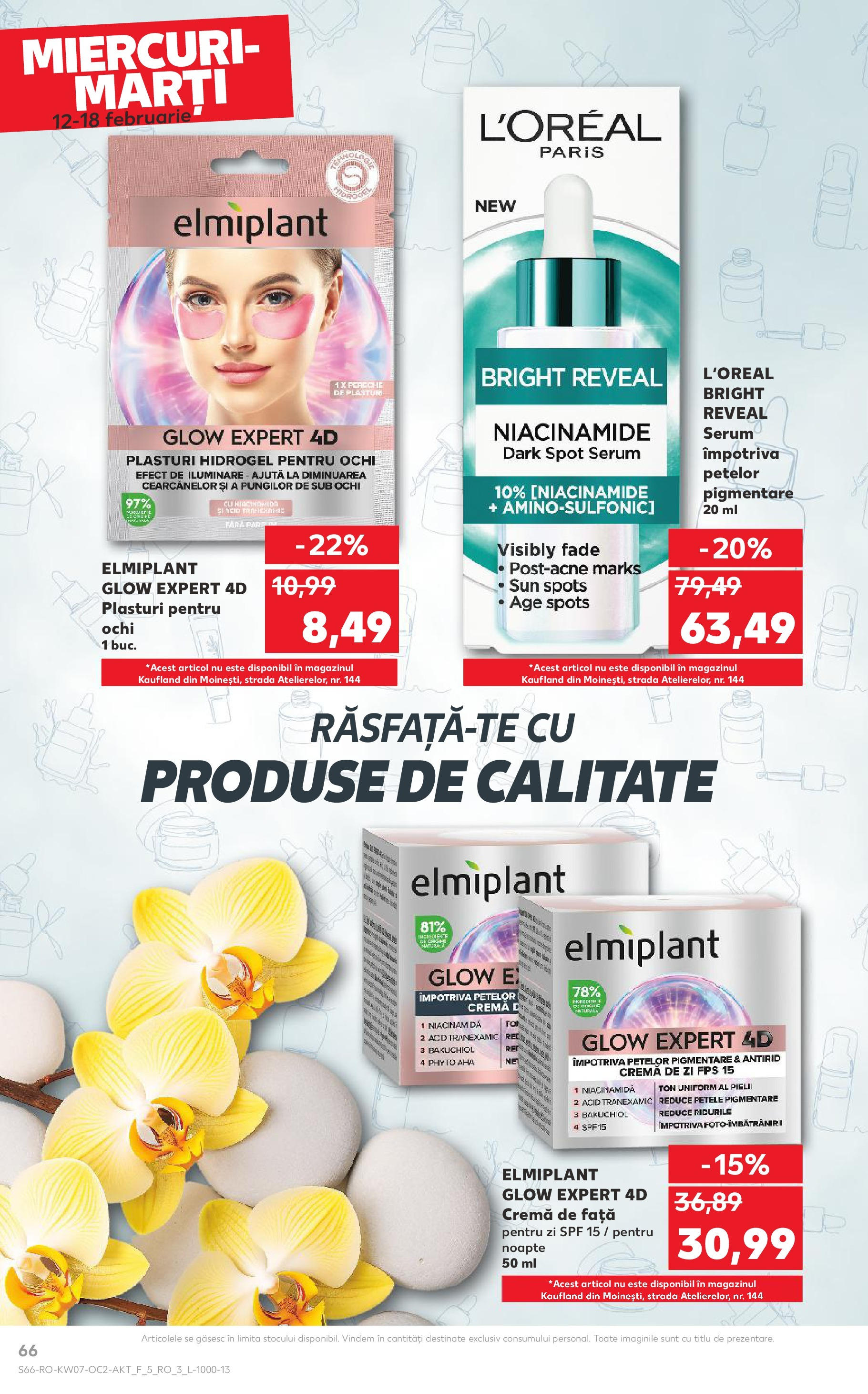 Catalog Kaufland - Bucureşti 12.02.2025 - Revista si Oferta | Pagină: 66 | Produse: Plasturi, Serum, Cremă de zi, Cremă