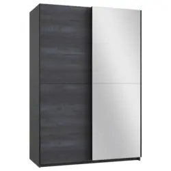 Schwebet&uuml;renschrank + Spiegel B: 135 Cm Herne, Graphit