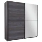 Möbelix Schwebetürenschrank + Spiegel B: 180 cm Herne, Graphit