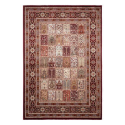 Orientalischer Webteppich Rot Naturfaser Alois 80x150 Cm