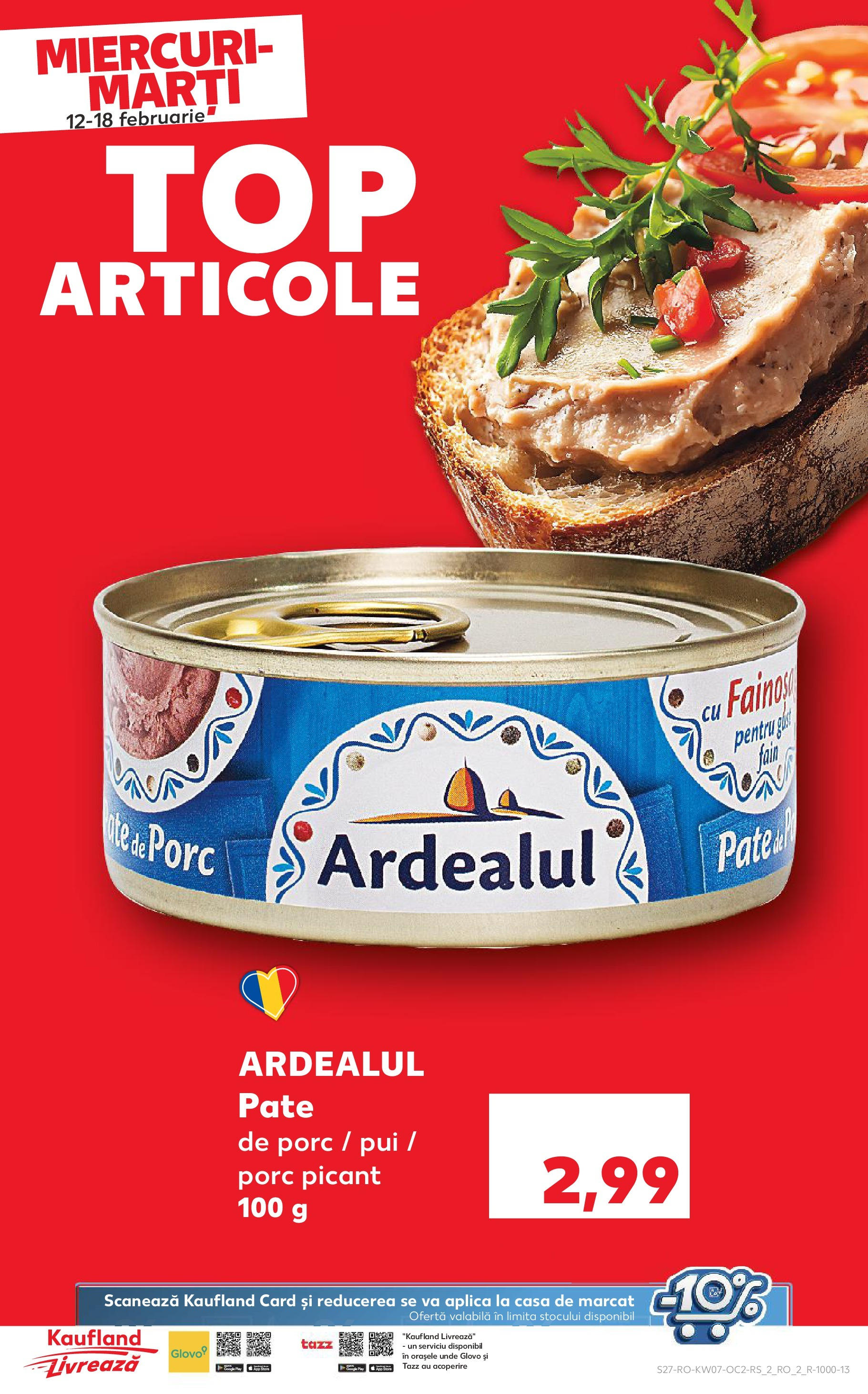 Catalog Kaufland - Bucureşti 12.02.2025 - Revista si Oferta | Pagină: 27 | Produse: Pate