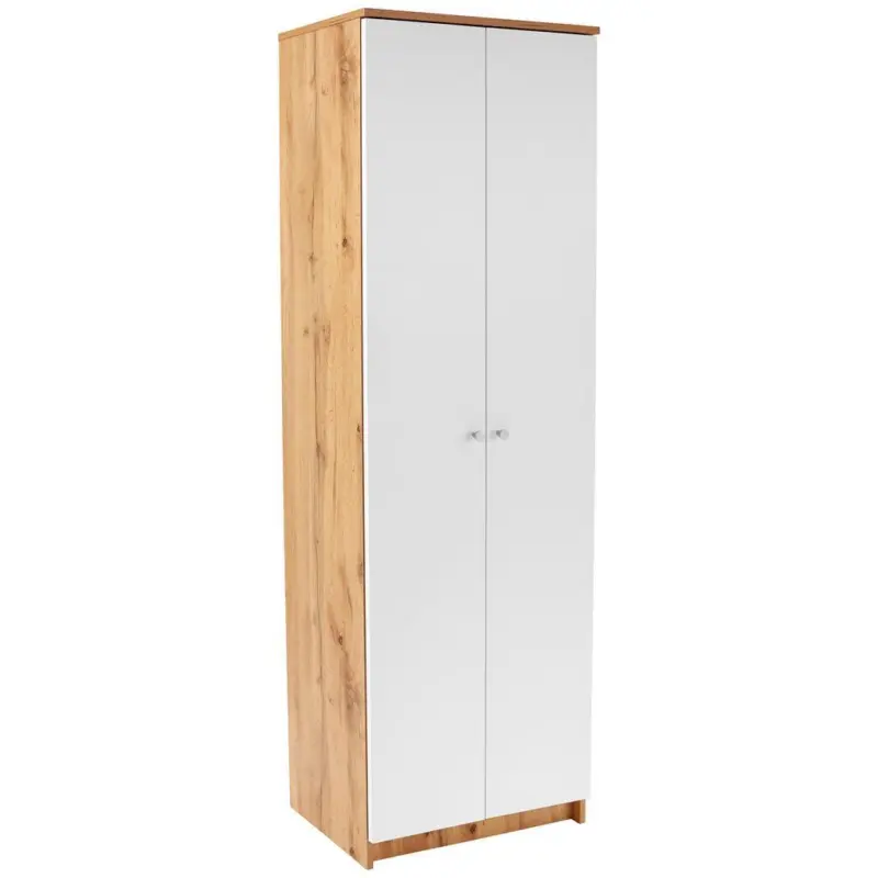 Schuhschrank Kv05 Weiß/Eiche Dekor B: 62,4 cm