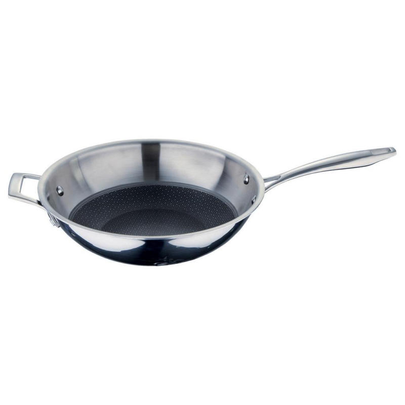 Wok Hi-tech 3 Ø 53 Cm Edelstahl Antihaftbeschichtet