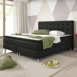 Boxspringbett Mit Topper 180x200 Cm K&ouml;ln-Bk